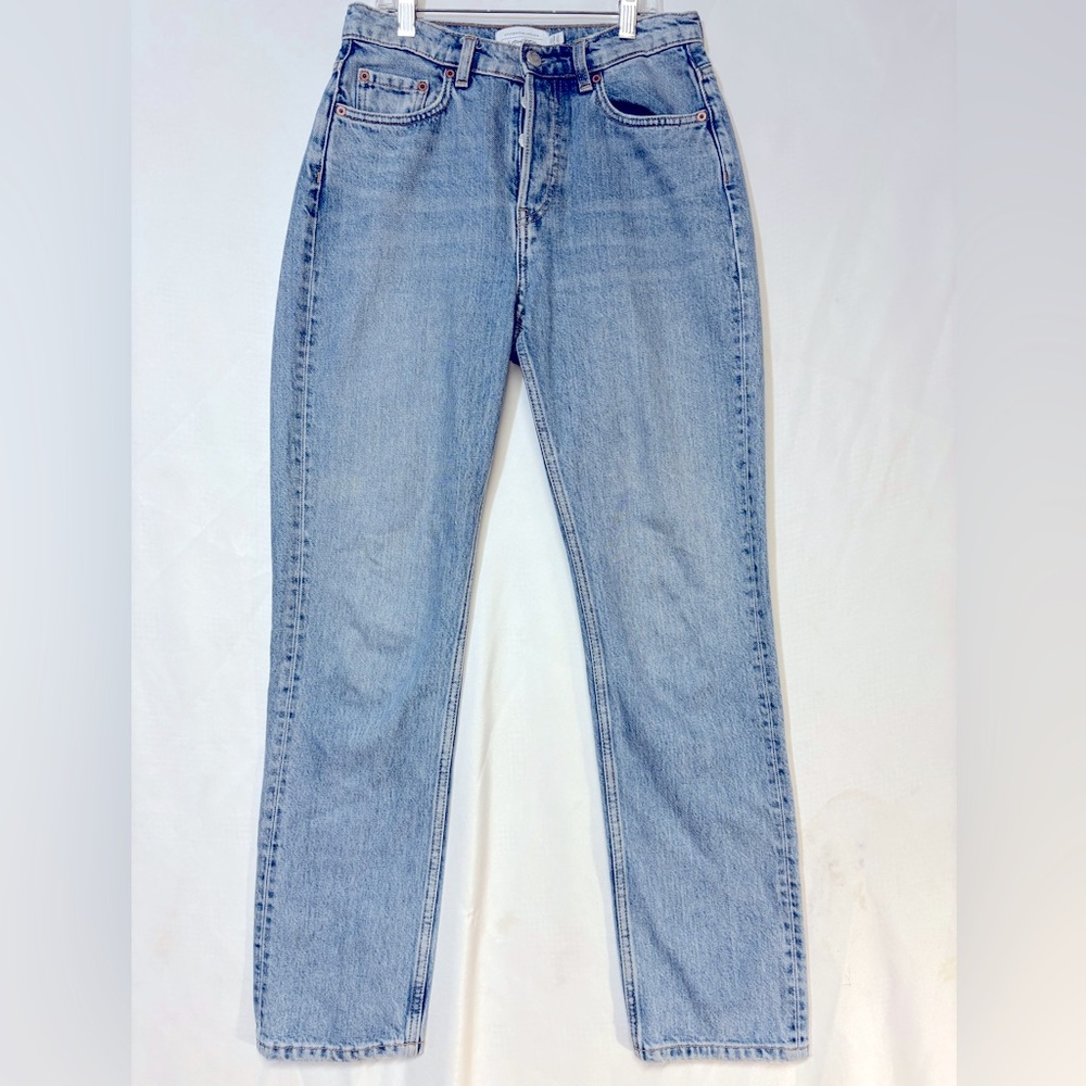 Stockholm Atelier & Other Stories Women’s High Rise Straight Leg Jeans Blue S27